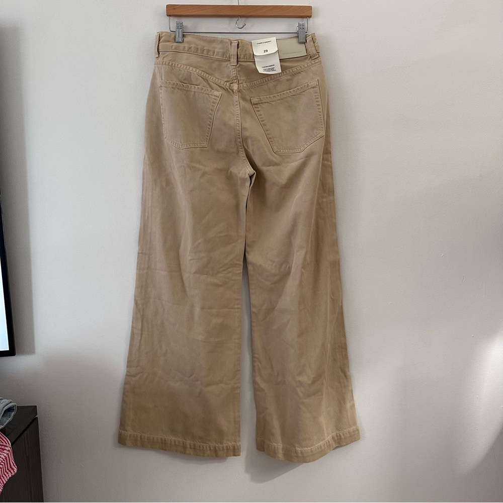 NWT Citizens Of Humanity Beverly Trouser Taos‎ Sand Tan Wide Leg size 29 - Picture 5 of 8